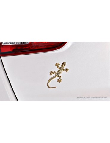 Metal Rhinestone Lizard Styled Auto Car Emblem Decal Sticker