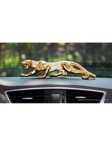 Czech Drill Embedded Leopard Car Home Decoration Ornament