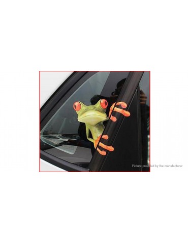 3D Frog Styled Car Decoration Decal Stickers (10-Pack)