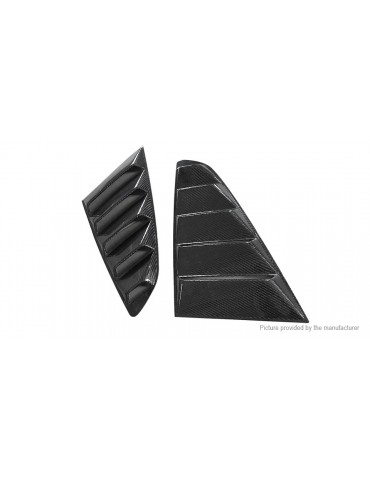 Carbon Fiber Window Louver for 2015-2016 Ford Mustang 2.3T (Pair)