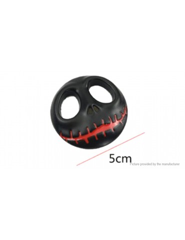 Pumpkin Skull Styled Car Decoration Decal Sticker (2-Pack)