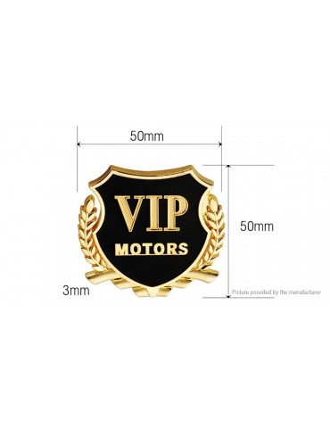 VIP Motors Styled Auto Car Emblem Decal Sticker