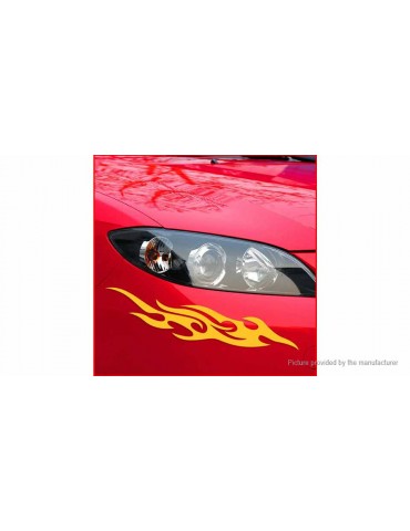Flame Styled Car Auto Decal Sticker (5-Pack)