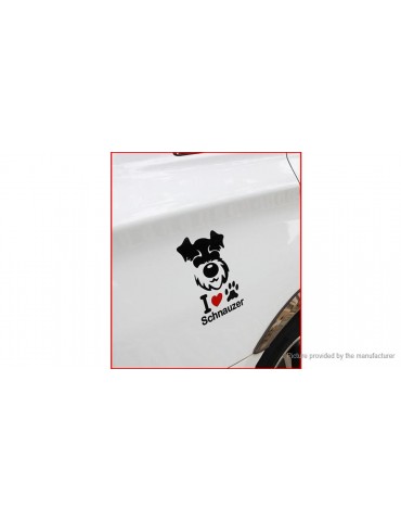 Schnauzer Dog Styled Car Decal Sticker Decoration