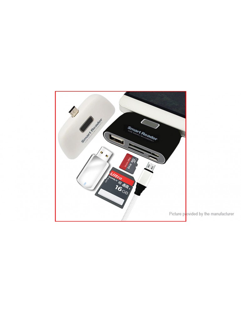 4-in-1 Micro-USB Card Reader