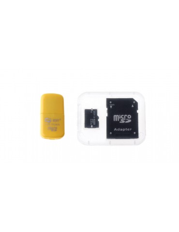 4GB microSDHC Memory Card w/ Card Adapter and Card Reader