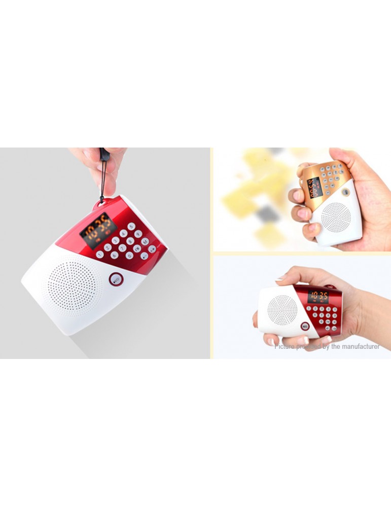 AMoi V8 Square Mini Speaker Subwoofer MP3 Player