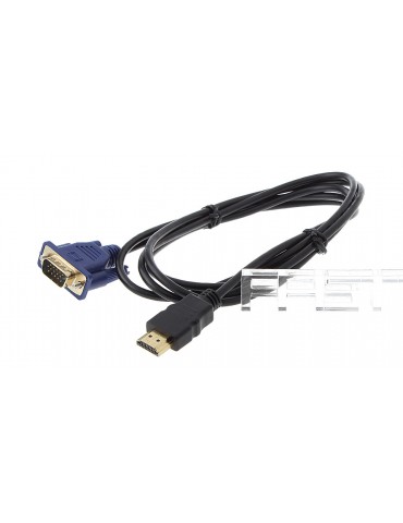 HDMI 1.4 Male to VGA Male Display Cable (1.8m)